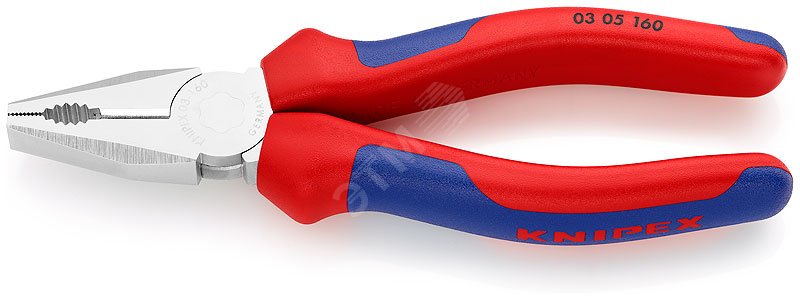 Изображение товара Кombi плоскогубцы KNIPEX 03 05 160 SB для резки проволоки