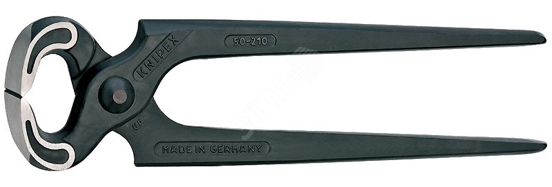 Кусачки торцевые плотницкие резка - проволока средней твердости 2мм режущая кромка 60HRC / 23мм L=180мм черные