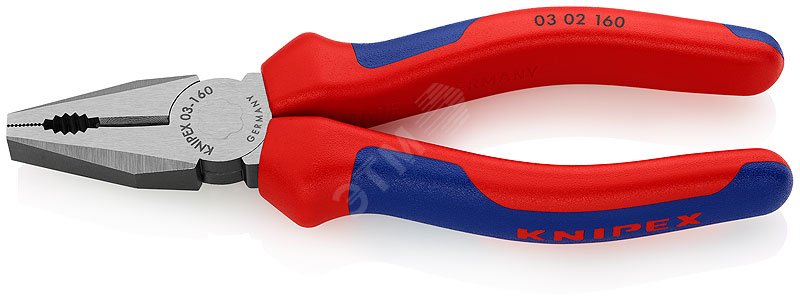 Изображение товара Плоскогубцы комбинированные резка проволоки 160 мм KNIPEX
