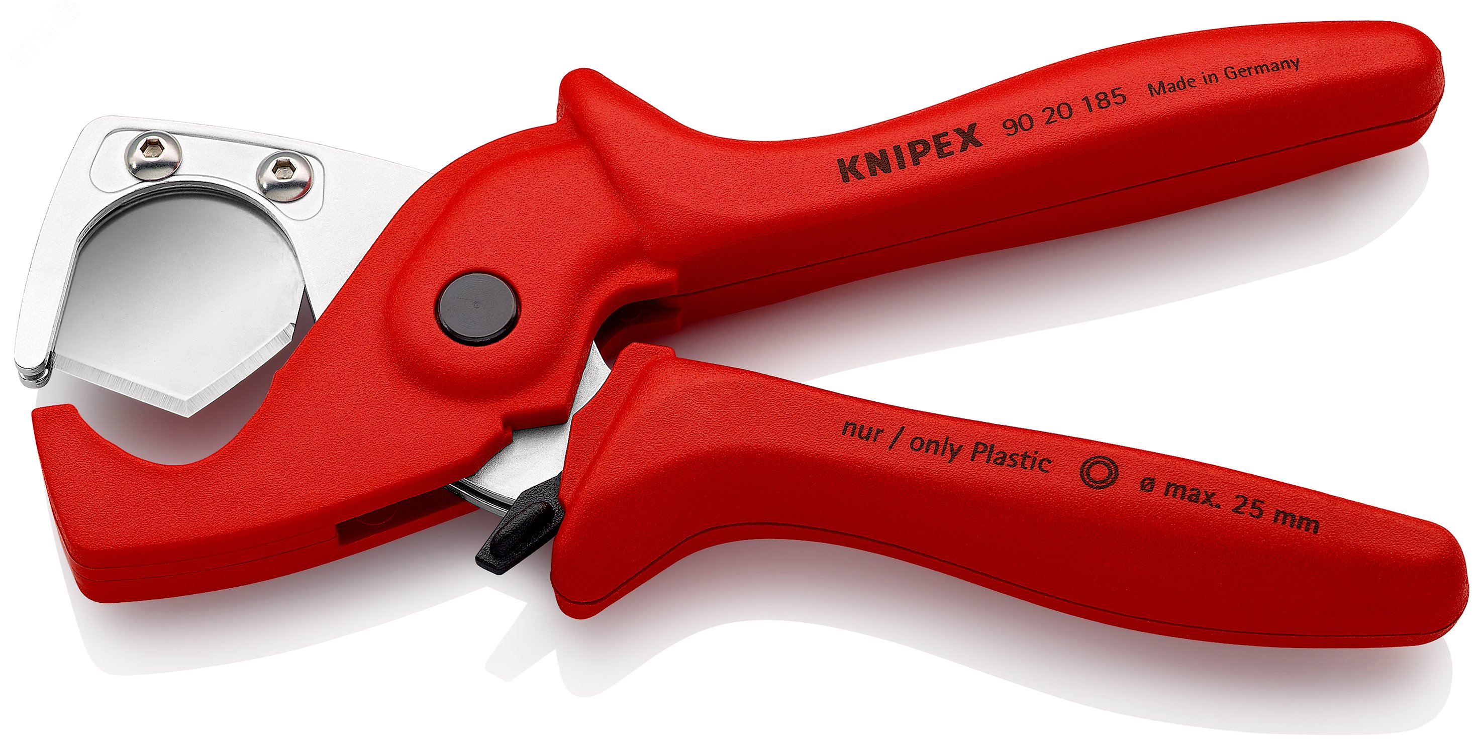 Труборез-ножницы для шлангов и защитных труб ( 25 мм) L-185 мм блистер KN-9020185SB KNIPEX - превью 3