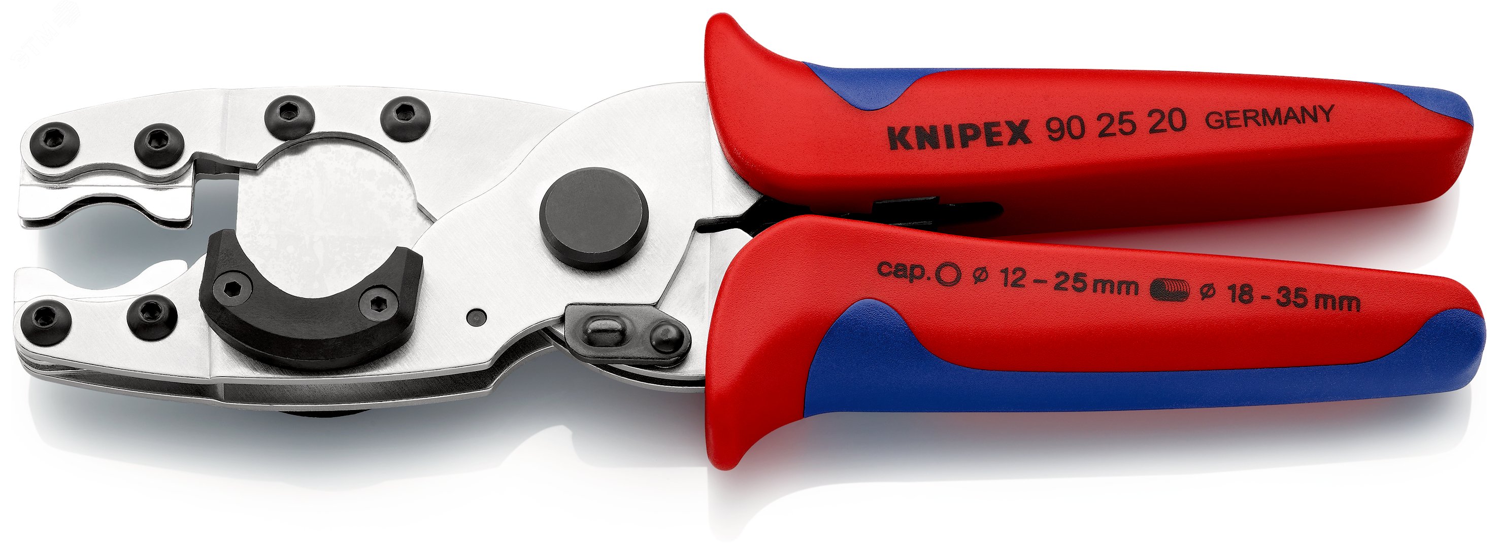 Труборез-ножницы для комбинированных многослойных ( 12 -25 мм) и защитных труб ( 18 - 35 мм) L-210 мм блистер KN-902520SB KNIPEX - превью 2