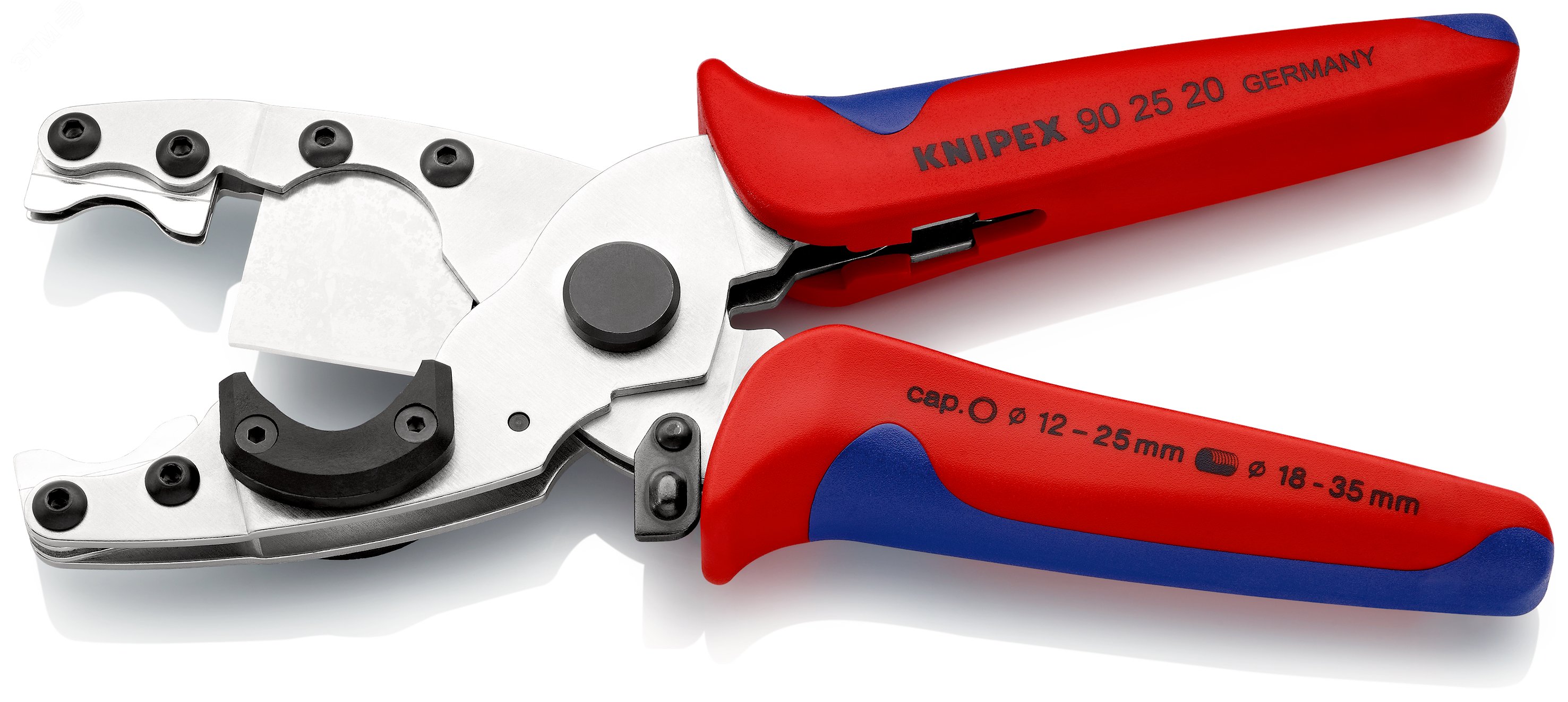 Труборез-ножницы для комбинированных многослойных ( 12 -25 мм) и защитных труб ( 18 - 35 мм) L-210 мм блистер KN-902520SB KNIPEX - превью 3