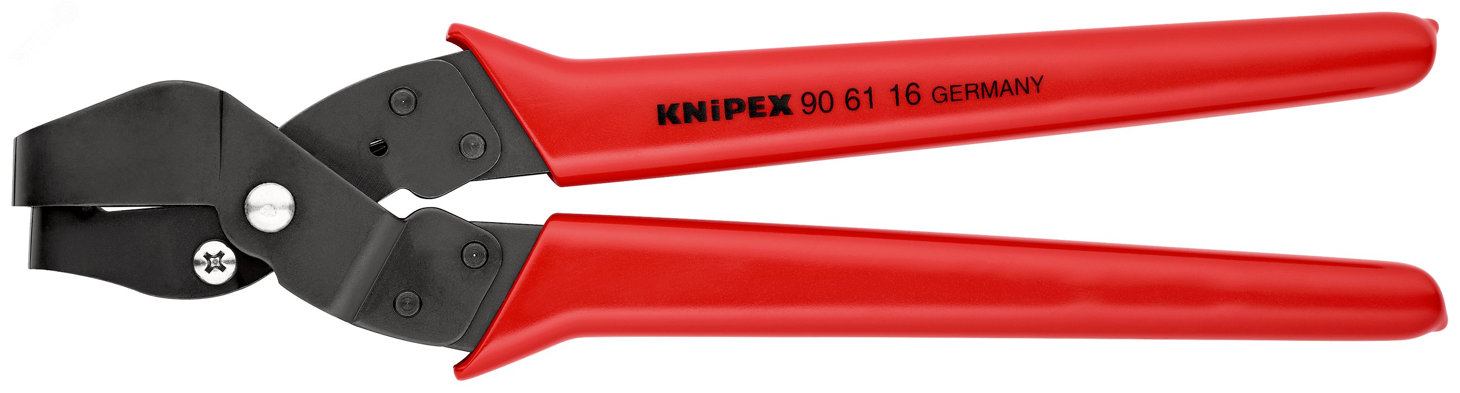 Ножницы просечные для пластмассовых коробов диапазон: 16 х 32 мм L-250 мм KN-906116 KNIPEX - превью 3