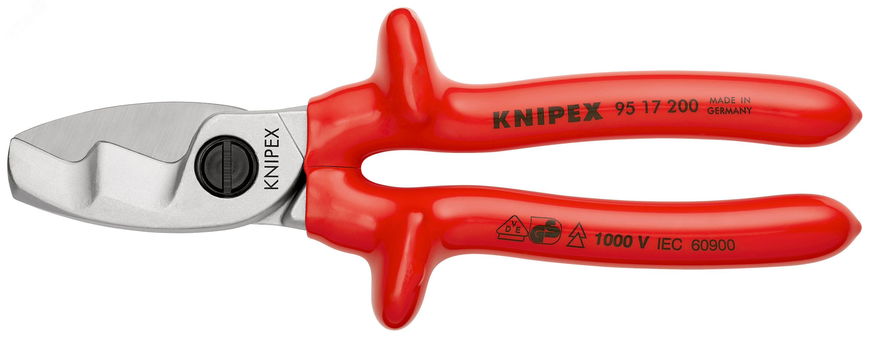 Ножницы для пластмассы также для кабельных коробов knipex kn 950221