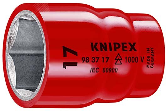 Изображение товара Головка торцевая KNIPEX VDE 1000V DR 3/8 14 мм