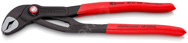 Изображение товара Клещи переставные COBRA QUICKSET 50 мм фиксация и регулировка