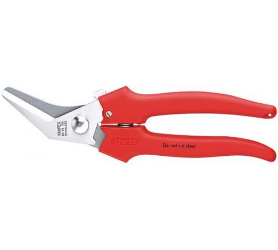 Ножницы комбинированные рез картона пластмассы фольги алюминиевой латунной и медной лезвия под углом 40° L-185 мм хирургическая нержавеющая сталь