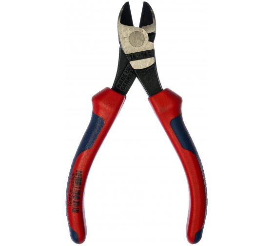 Бокорезы резка - проволока средней твердости 34мм твердая проволока 25мм рояльная струна (HRC 59) 2мм L=160мм двухкомпонентные рукоятки цвет черный