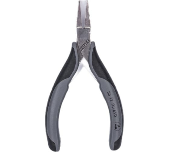 Плоскогубцы ЕSD захватные антистатические для электроники L-115 мм 2-компонентные рукоятки