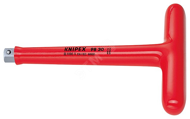 Изображение товара Вороток Т-образный VDE 1000V 3/8 L-200 мм диэлектрический KNIPEX