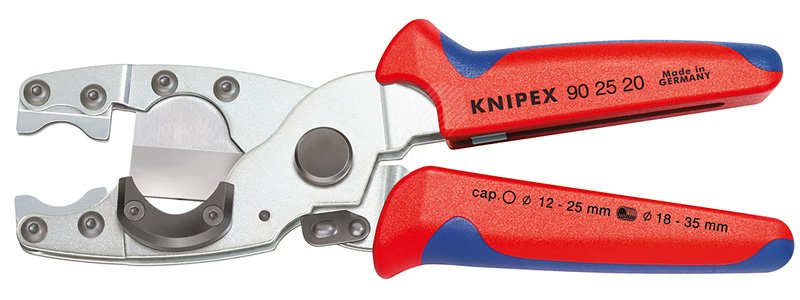 Труборез-ножницы для комбинированных многослойных ( 12 -25 мм) и защитных труб ( 18 - 35 мм) L-210 мм KN-902520 KNIPEX - превью