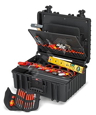 RobusT34 ElecTric чемодан с инструментами по электрике 26 предметов KN-002136 KNIPEX - превью 2