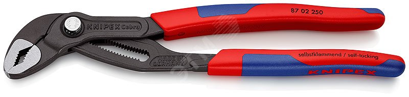 Изображение товара Клещи переставные KNIPEX COBRA сантехнические с фиксатором 50 мм 250 мм