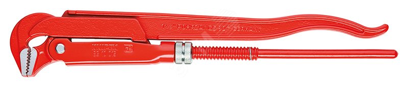 Ключ трубный 1 шведского типа прямые губки 90° 42 мм (1 3/8) L-310 мм Cr-V многоэтапная закалка в масле KN-8310010 KNIPEX - превью
