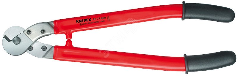 Изображение товара Тросорез VDE 1000V для резки кабелей и проволоки 600мм KNIPEX