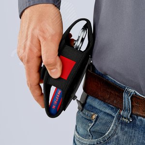 Набор инструментов для снятия стяжек: KN-8605150 KN-7902125 поясная сумка - фото 5