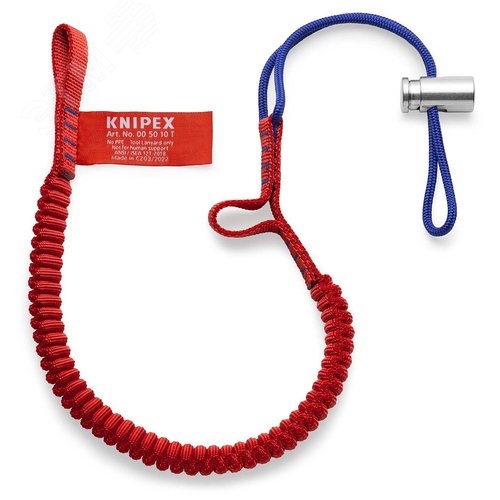 Изображение товара Система страховки инструмента - Строп страховочный, 1 шт, нагрузка 6 кг, KNIPEX Tethered Tools (шт)