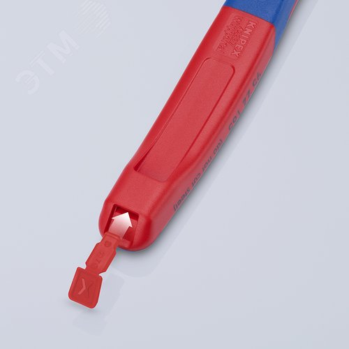 Клипса цветная, красная, 10 шт, для маркировки инструмента KNIPEX, ColorCode Clip - фото 5