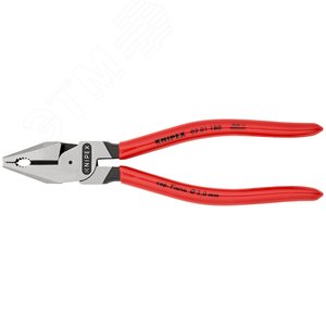 Плоскогубцы комбинированные рез твердая проволока 25мм рояльная струна (HRC 59) 2мм кабель 115мм (16мм) L=180мм черные обливные рукоятки - фото 3