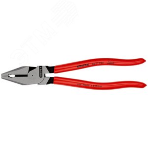 Плоскогубцы комбинированные рез твердая проволока 3мм рояльная струна (HRC 59) 25мм кабель 14мм (25мм) L=225мм черные обливные рукоятки - фото 3