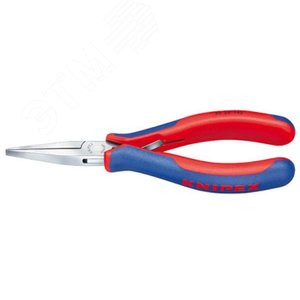 Изображение товара Длинногубцы захватные для электроники плоские губки L-145 мм 2-компонентные рукоятки (шт)