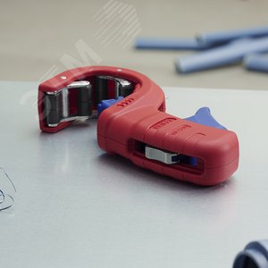 Труборез для канализационных пластиковых труб DP50 32/40/50 мм, толщина max 2.4 мм, длина 202 мм, BK - фото 42