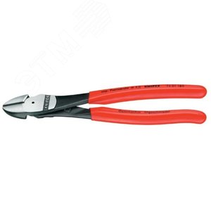 Бокорезы резка - проволока средней твердости 38мм твердая проволока 27мм рояльная струна (HRC 59) 22мм L=180мм обливные рукоятки блистер цвет черный - фото 1