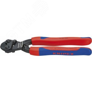 Болторез компактный CoBolT резка - мягкая проволока 6мм проволока средней твердости 52мм твердая проволока 4мм рояльная струна (HRC 59) 36мм L=200мм двухкомпонентные рукоятки цвет черный - фото 1