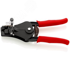 Стриппер со сменными фасонными ножами зачистка 05 12 16 20мм L=180мм пластиковые рукоятки KN-1211180 KNIPEX - 2