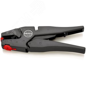 Стриппер самонастраивающийся со сменными ножами зачистка 25-16мм (AWG 13-5) рез кабеля одножильные 6мм многожильные 10мм L=200мм пластиковые рукоятки - фото 2