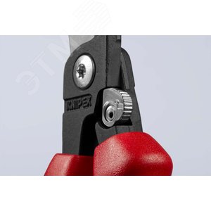 Клещи электромонтажные 6-в-1 захват плоского и круглого материала гибка удаление заусенцев снятие изоляции 075 - 15 + 25 мм обжимка контактных гильз 05 - 25 мм кабелерез 15 мм (5x25 мм) L-200 мм защёлка-собачка хромированные обливные рукоятки - фото 17