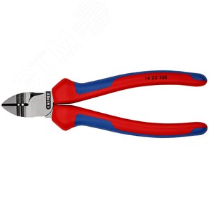 Бокорезы резка - NYM кабель 5х25мм мягкая проволока 25мм проволока средней твердости 15мм снятие изоляции 15+25мм (AWG 15+13) L=160мм 60HRC обливные рукоятки блистер цвет черный - фото 3