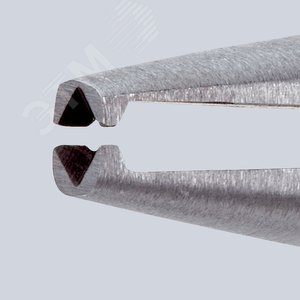 Стриппер для тонких кабелей настроенная на диаметр кабеля прецизионная призма без регулировки зачистка 05мм L=160мм обливные рукоятки пружина KN-1551160 KNIPEX - 4