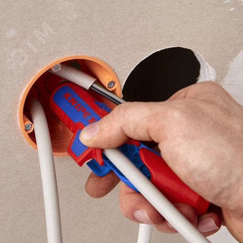 Стриппер универсальный для круглых проводов, ErgoStrip PV  0.2-4 мм, d8-13 мм, длина 135 мм, дополнительная функция работы с PV кабелями (фотовольтаика), SB - фото 3