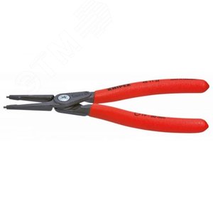 Щипцы прецизионные для внутренних стопорных колец прямые губки посадочный размер 85-140мм диаметр наконечников 32мм L=320мм Cr-V обливные рукоятки блистер цвет черный - фото 1