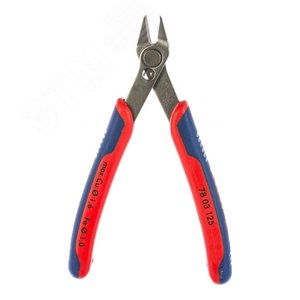 Бокорезы прецизионные ElecTronic Super KNips резка - мягкая проволока 02-16мм проволока средней твердости 1мм L=125мм высокочастотная закалка режущих кромок до 60HRC INOX - инструментальная сталь 2-компонентные рукоятки - фото 1