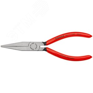 Длинногубцы плоские рифлённые губки 465 мм L-160 мм чёрные обливные рукоятки блистер - фото 3