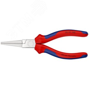 Круглогубцы губки без насечек 375 мм L-140 мм хромированные двукомпонентные рукоятки - фото 3