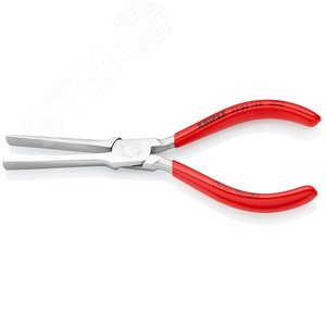 Плоскогубцы Утконосы губки 3х9х55 мм L-160 мм хромированные обливные рукоятки - фото 2