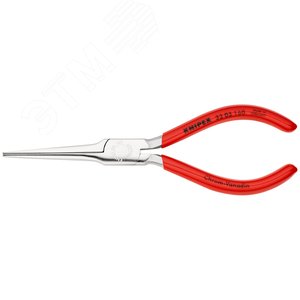 Плоскогубцы Утконосы губки 3х9х55 мм L-160 мм хромированные обливные рукоятки - фото 3