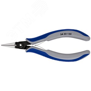 Прецизионные плоскогубцы захватные для электроники вороненые 135 мм - фото 2