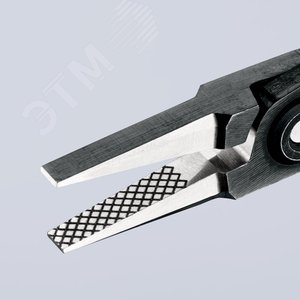 Прецизионные плоскогубцы захватные для электроники вороненые 130 мм - фото 4