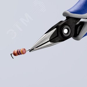 Прецизионные плоскогубцы захватные для электроники вороненые 130 мм - фото 6