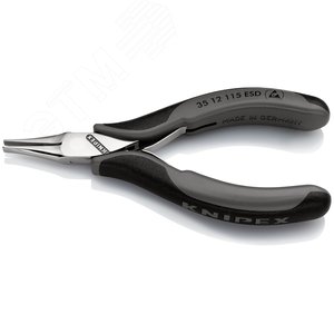 Плоскогубцы ЕSD захватные антистатические для электроники L-115 мм 2-компонентные рукоятки - фото 2