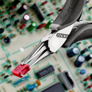 Плоскогубцы ЕSD захватные антистатические для электроники L-115 мм 2-компонентные рукоятки - фото 5