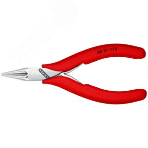 Круглогубцы захватные для электроники L-115 мм обливные рукоятки - фото 3