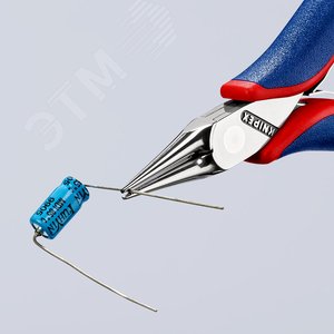 Круглогубцы захватные для электроники L-115 мм 2-компонентные рукоятки блистер - фото 5