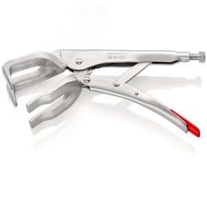 Зажим сварочный для плоских заготовок размеры под круг 30-65 мм под квадрат 50 мм L-280 мм оцинкованный - фото 2