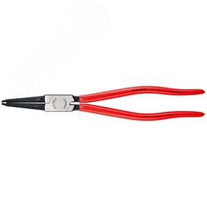 Щипцы для внутренних стопорных колец прямые губки посадочный размер 85-140мм диаметр наконечников 32мм L=320мм Cr-V обливные рукоятки блистер цвет черный - фото 3