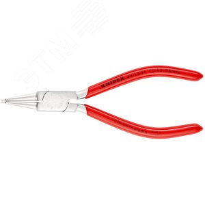 Щипцы для внутренних стопорных колец прямые губки посадочный размер 12-25мм диаметр наконечников 13мм L=140мм Cr-V хромированные обливные рукоятки - фото 3